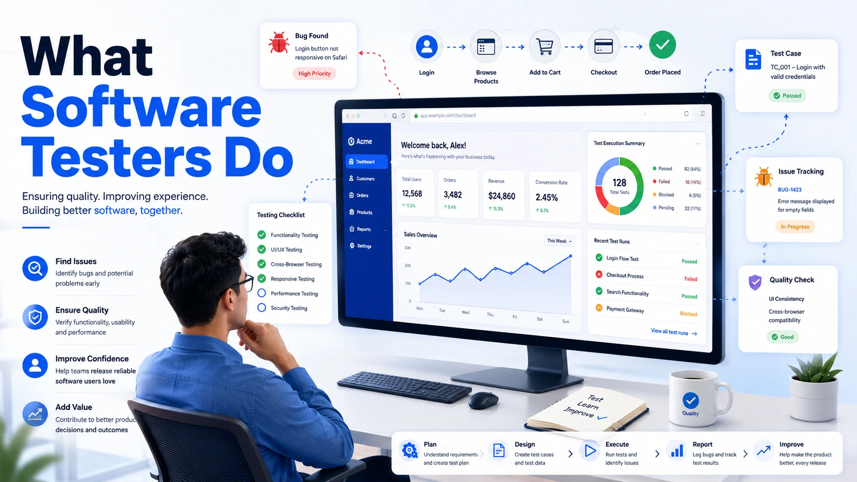 what do software testers do