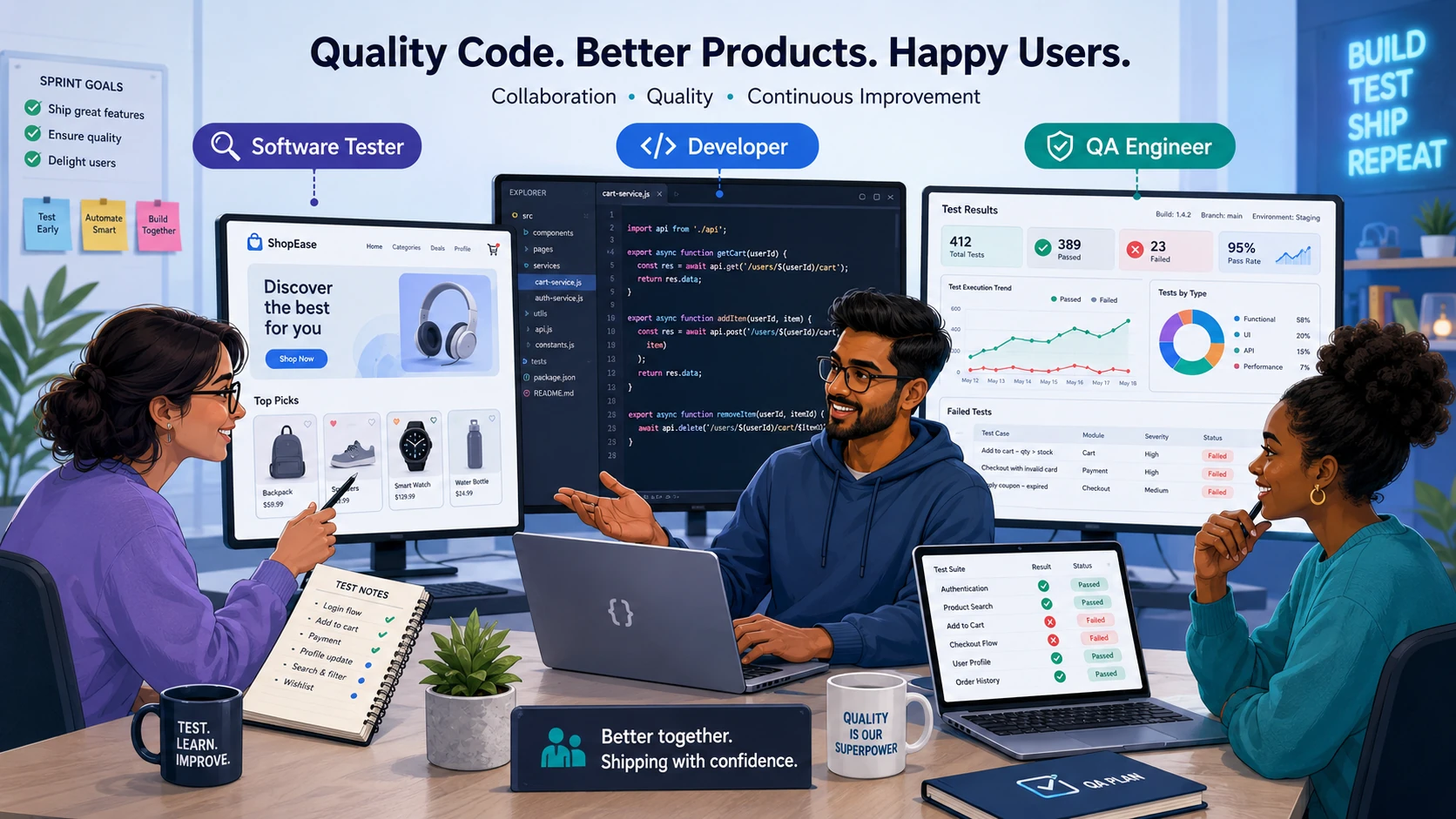 what do software testers do